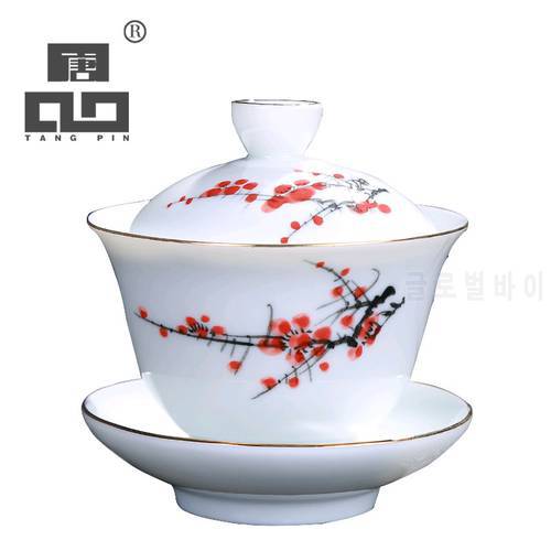 TANGPIN ceramic teapot kettle gaiwan handpainted teacup porcelain chinese kung fu tea sets