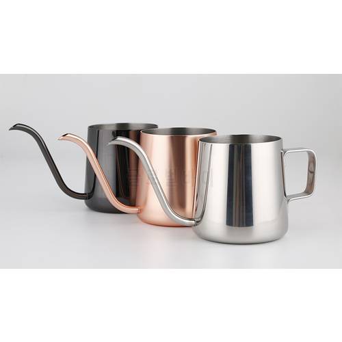 Fei 1pcs 2016 new arrival 3 colors Drip Coffee Kettle pot stainless steel gooseneck spout Kettle for Barista Hanging Ear Coffee