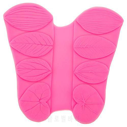 LEAF FOLDER different types of leaf flowers silicone mold,Fondant Cake Decorating Tools,Silicone baking for Cakes F0587