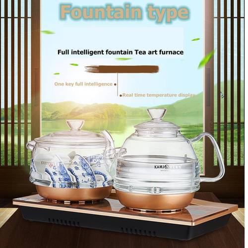 KAMJOVE Intelligent Fountain type Automatic water supply electric tea art stove kettle boil tea health smart electric tea pot