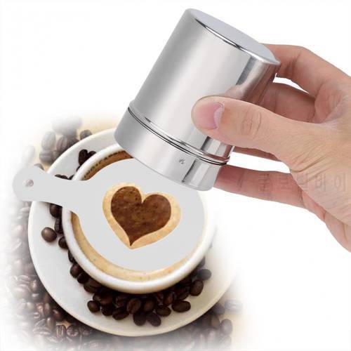 Coffee Latte Chocolate Cocoa Flour Coffee Shaker Tea Frothing Tool Art Stencil Mold Egg Beater Milk Shaker Cappuccino Tool
