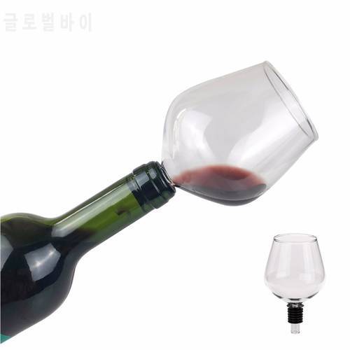 Dropshipping 2018 Cheap Drinking Wine Glass Of Wine Bar Tools Wine Stopper It Turns Bottle Of Wine Into Glasses