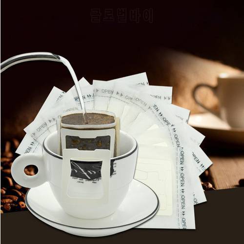 Hanging Ear Coffee Filter Bag Filter Net paper Filter Drip Type Coffee Tools Accessories Wood pulp