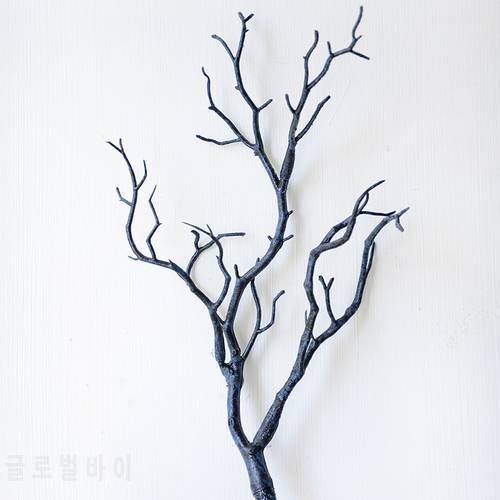 Plastic Artificial Plants Wedding Decoration Dried Tree Home Decor Peacock Coral Branches Merry Christmas Gifts