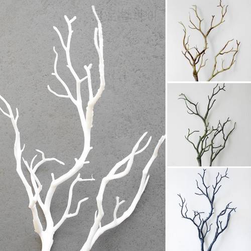 Wedding Decoration Peacock Coral Branches Plastic Artificial Plants Dried Tree M15