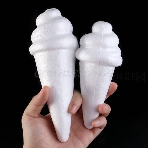 Dummy Styrofoam Foam Cake Dummy Modelling Ice Cream Shape Sugarcraft Flower Wedding Decor Shipping