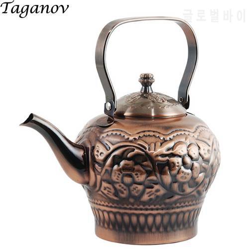 1.8 L Stainless steel tea kettle with filter electromagnetic cooker restaurant milk teapot boil water kettle 1800 ml best gifts
