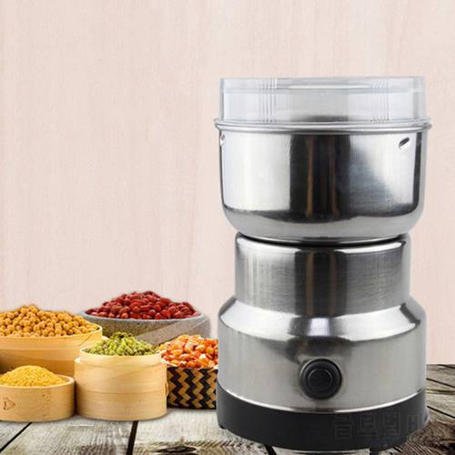 Multi-functional Electric Grinder Practical Grains/Nuts/Spices/Herbs/Coffee Bean Grinding Machine Kitchen Accessory With EU Plug