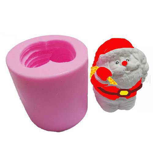 Christmas Tree Santa Cooking Tools Fondant Silicone Mold For Baking Of Cake Decorating Chocolate Kitchen Ware Candy Resin Craft