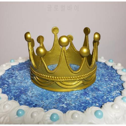 Cake Tool 1 pc big crown lace Silicone Mold Mould Wedding Cake Border Fondant Cake Decorating Clay Molds