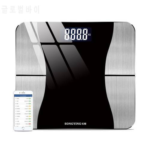 Hot Smart Bathroom Weight Scales Floor Bmi mi Body Fat Scale Bluetooth Human Weighing Scale LCD Home Balance 25 Body Data