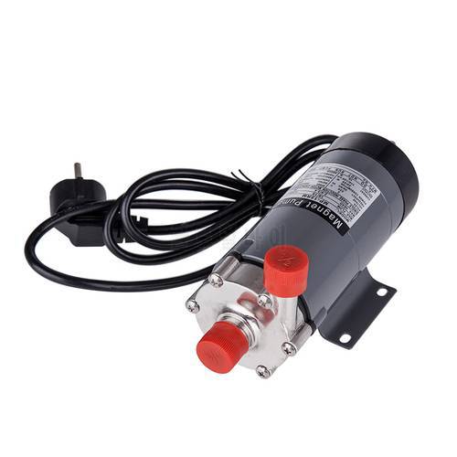 Magnetic Drive Pump 15R With 304 Stainless Steel Head,Beer Brewing, 220V European Plug with 1/2NPT thread CE Certification