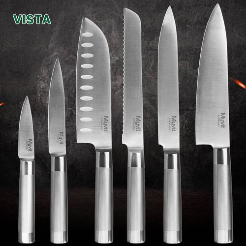 Kitchen Knives Set Chef Knives Japanese 7CR17 440C High Carbon Stainless Steel Fruit Utility Santoku Slicing Bread Knife