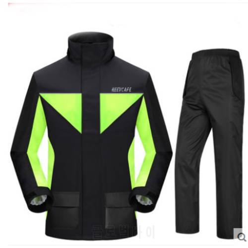 Fashion Super Waterproof Rain Suit Motorcycle Hooded Raincoat para moto impermeable motociclista Rain Coat motocicleta jaquetas