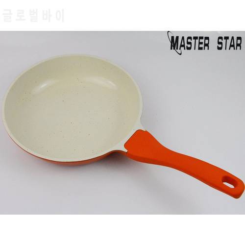 Master Star 24cm Die Casting Frying Pan Thicken Non-stick Ceramic Skillet Pan Induction Cooking Aluminum Pans Dropship