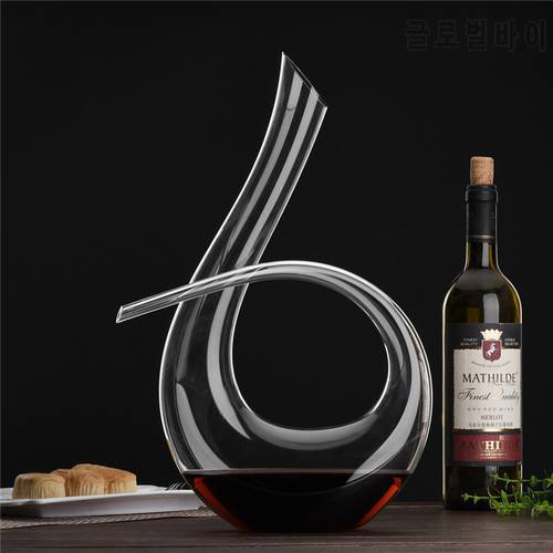 Handmade Crystal Decanter Red Wine Bottle Brandy Champagne Whisky Decanter Pourer Wedding Party Gift Safety Packaging