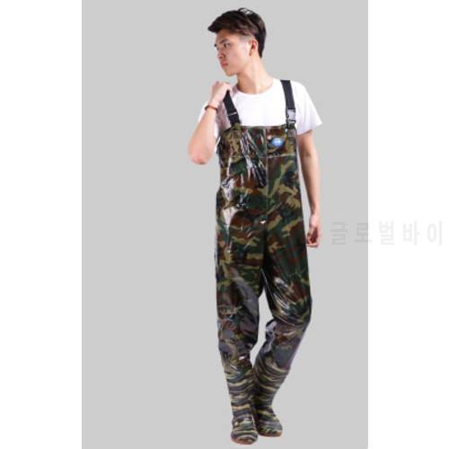 Man Women Breathable Chest Waders Fishing Pants vadeador Fishing wader de pesca Fishing Boots Rubber Material