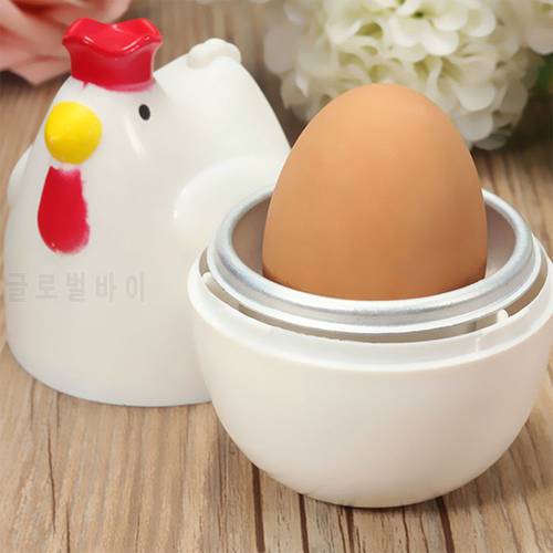 Home Kitchen Cooking Tool Egg Cooker Chicken Shaped Egg Boiler Microwave Eggs Steamer Appliance Utensil Nontoxic