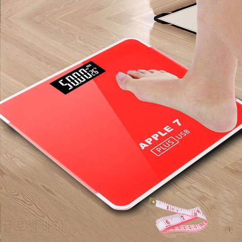 Bathroom floor scales smart household electronic digital Body bariatric LCD display Division value 180KG/50G Free Shipping