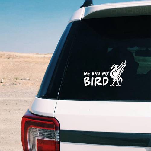 Car Styling Me and My Bird Liver Bird Liverpool Sticker Car Window Decor , Laptop Decals for Apple MacBook Air/ Pro Decoration