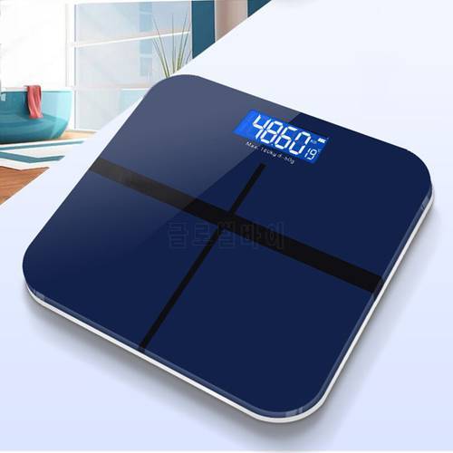 Hot Sale Smart Weight Scale Body Balance Backlight Bathroom Weighing Scales Floor Human Weight Scale With Temperature Display