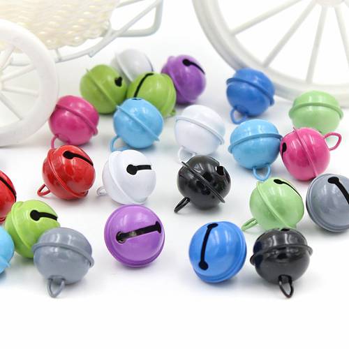10Pcs Rich And Colorful Bells Jingle Ball For Party Christmas Decoration Supplies Pendants DIY Earrings Handmade Accessories