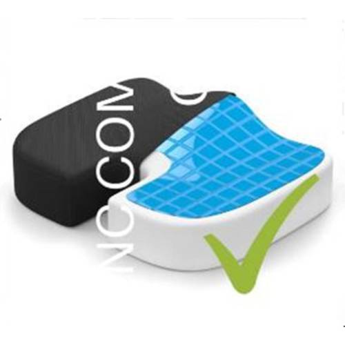 Gel Memory Foam Seat U-Cooling Effect Acne Orthopedic Coccygeal Sciatica Tailbone Relief Office Homepage