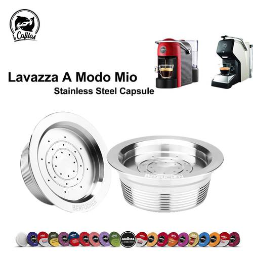 Icafilas for Lavazz-a- Mio Coffee Capsule Reusable Stainless Steel Coffee Filter for Lavazza A Modo Mio JOLIE & ESPRIA Machine