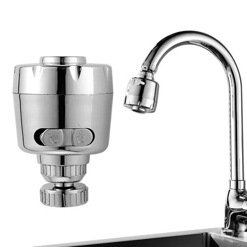 Innovative Kitchen Shower 360° Faucet Splash Stainless Steel Splash-Proof Universal Tap Shower Water Rotatable Filter Sprayer