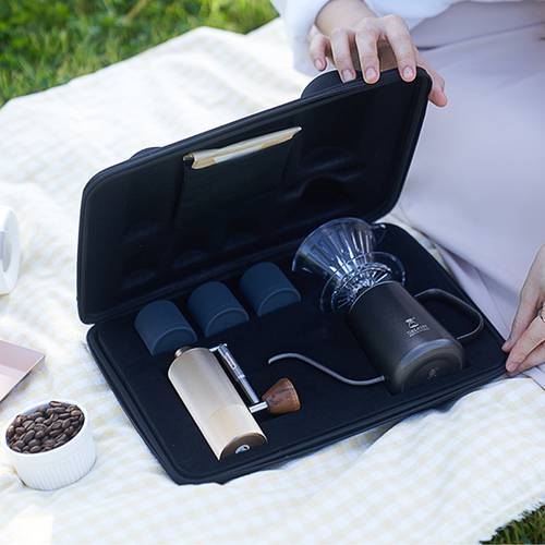 Timemore Portable package Manual drip coffee maker Gift box set Outing portable brew coffee pot Mini coffee grinder percolator