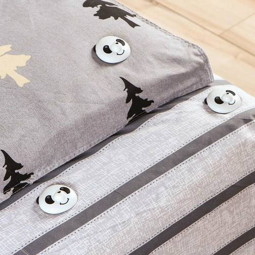 8pcs/set Bed Sheet Clip Grippers Bed sheet Belt Fastener Mattress Cover Blankets Holder FastenersNon-slip Panda Clip Gripper