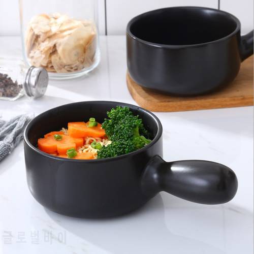 Heat-resistant Single Handle Small Casserole Milk Pot Complementary Food Pot Noodle Pan Korean Ceramic Casserole Stone Pot Rice