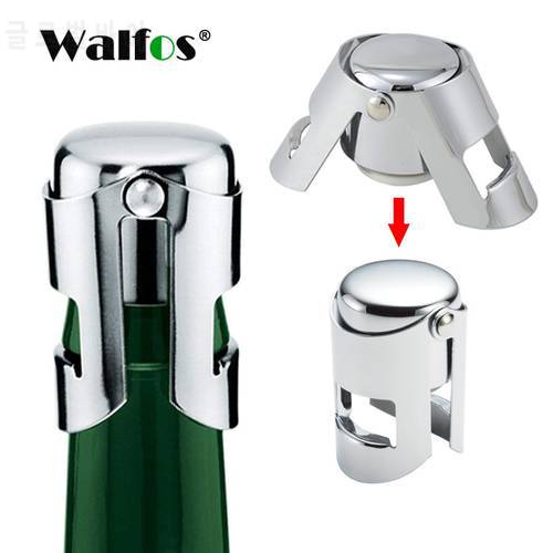 WALFOS 304 Stainless Steel Champagne Cork Portable Sealing Machine Bar Stopper Wine Cork Sparkling Wine Champagne Cap