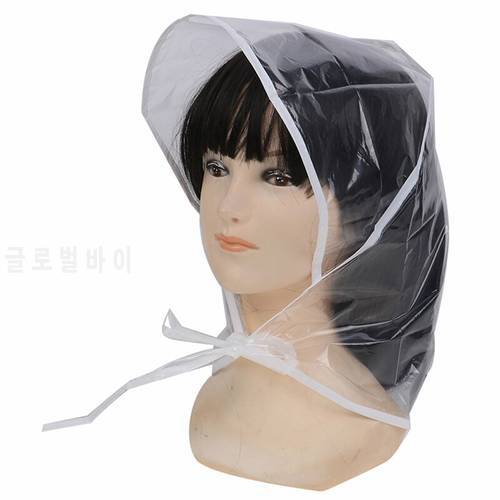 Women Men Kids Gifts Creative Plastic Rain Hat Cap Coat Raincoat Universal Use Hiking Fishing Rains Waterproof Windproof Hats