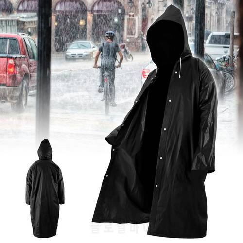 Fashion Women Transparent Raincoat Men Black Rain Clothes covers Impermeable Rainwear Poncho Waterproof Hooded Rain Cover