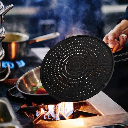 32cm Silicone Splatter Sn Guard Nonstick Oil Grease Pan Lid for Frying Pan Skillet Cooking Silicone