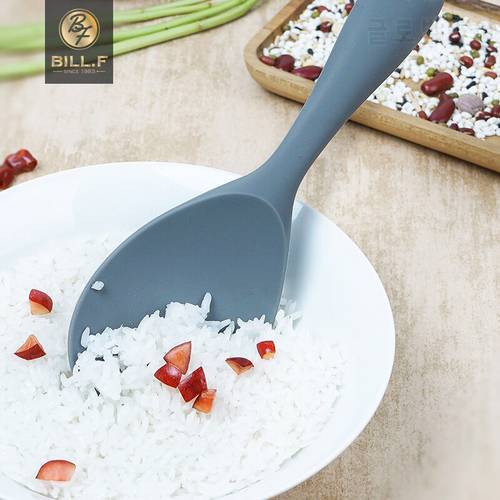 BILL.F food grade silicone rice spoon home non stick pot rice spoon multi color rice spoon Kitchen Supplies Cooking Tool