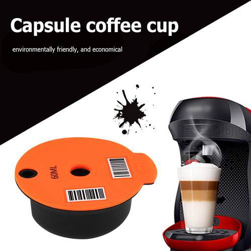 Coffee Capsule Cup for Bosch-s Tassimoo Reusable Cafe Filter Basket Pod Coffee Machine Universal Kitchen Gadgets W/Spoon Brush
