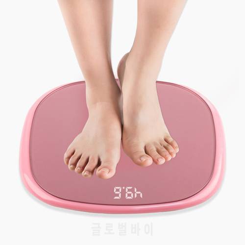 Adult Height Special-Shaped Bathroom Body Scale Smart Electronic ​Scales ​Toughened Glass LED Digital Household Weighing Scales