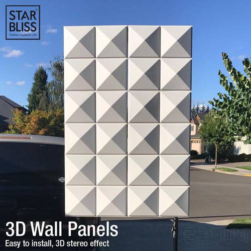 30x30cm 3D Wall Panel Mosaic Tile Sticker Wall treatment wallpaper 3D Wall Tile Stickers Decor Waterproof Peel&Stick PVC Tiles