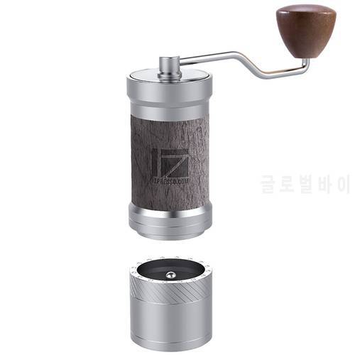 1ZPRESSO Je plus Manual Coffee Grinder Aluminum Burr Grinder Stainless Steel Adjustable Coffee Bean Mill Mini Bean Milling 35g