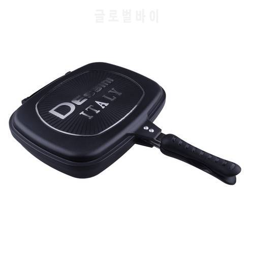 Wholesale New Dessini cook,fry pan,non-stick pan,Handy Frying Pan,Double Side Grill Pan 30cm