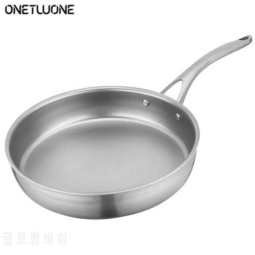 Pure titanium frying pan Nonstick Fry Pan Induction Compatible Multipurpose Cookware Use for Home Kitchen or Restaurant
