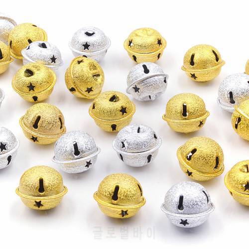 10PCS/Pack 24MM Golden And Silver Bells Home Party Christmas Tree Decoration Supplies DIY Crafts Handmade Accessories Material