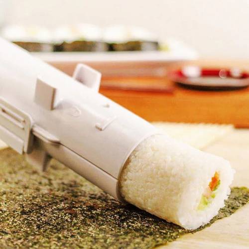 Sushi Maker Roller Rice Machine DIY Japanese Sushi Bazooka Vegetable Meat Rolling Tool Onigiri Bento Accessories Kitchen Molds