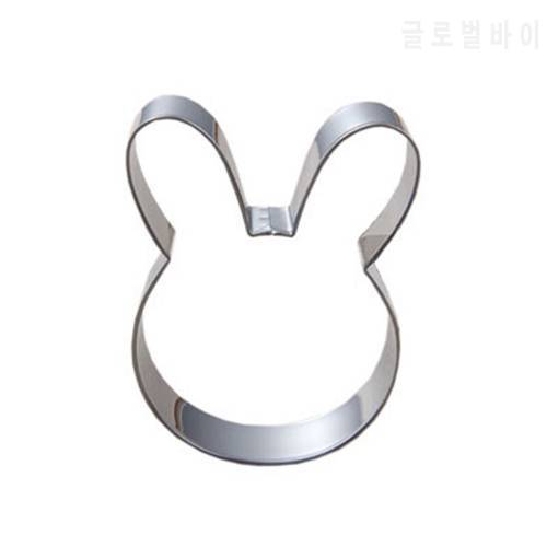 Bunny Rabbit Shape Cookie Egg Tools Cutter Pancake Mould Biscuit Press Stamp Mold Stainless Steel Cake Decorating Kitchen Shop