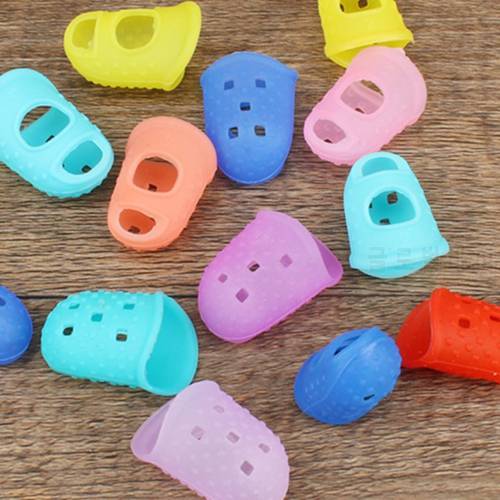Silicone Gel Tubes Finger Little Toe Protector Kitchen Cooking Tool Cut-Resistant Heat-Resistant Non-Slip Finger Guard Care Tool