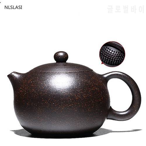 Yixing tea pot Boutique purple clay xishi Teapot Ore beauty kettle Master handmade Teaware Tea ceremony 188 ball hole filter