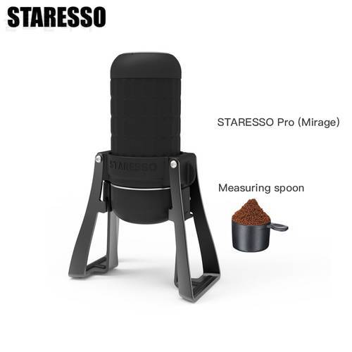 STARESSO Pro Mirage SP300 Portable Espresso Maker Manual Coffee Maker 180ml Coffee Pot Quick Brew Double Shots Creamy Espresso