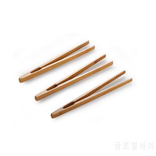 18cm/21cm Wooden Tea Clip Wood Toast Tong Wooden Toaster Bagel Bacon Squeezer Sugar Ice Tea Tong Bamboo Teaware Kitchen Tool